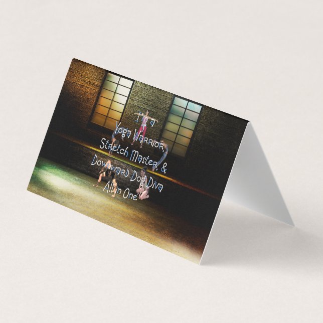 TOP Yoga Diva Business Card (Back)