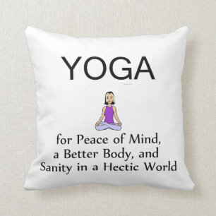 TOP Yoga Slogan Cushion