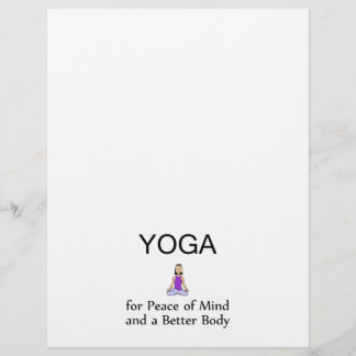 TOP Yoga Slogan Flyer