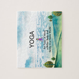 TOP Yoga Slogan Jigsaw Puzzle