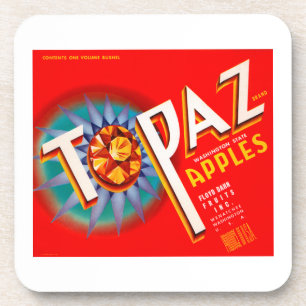 Topaz Apples Coaster