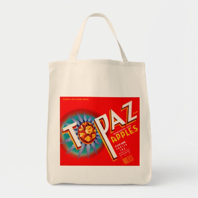 Topaz Apples Tote Bag (Front)