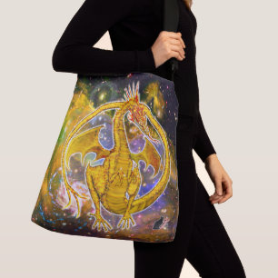 Topaz Cosmic Dragon Crossbody Bag