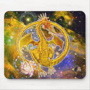 Topaz Cosmic Dragon Mouse Pad