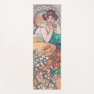 Topaz (Four Jewels), Alphonse Mucha Yoga Mat