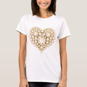 Topaz Heart Gems T-Shirt