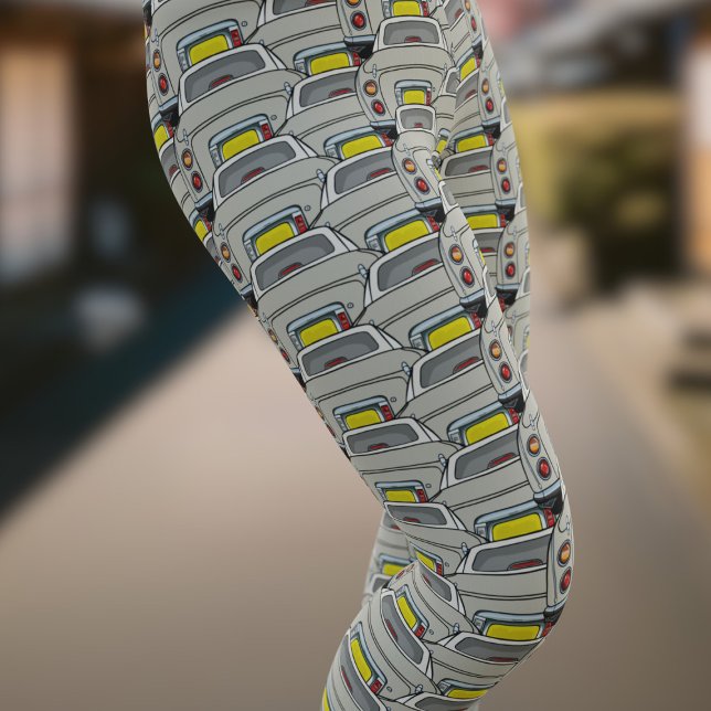 Topaz Mist Figaro Car Pattern Figarations Leggings (Fun figgy leggings for the topaz mist figaro owner. You'll not see another pair like these!)