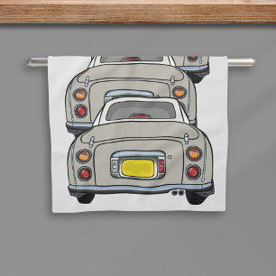 Topaz Mist Nissan Figaro Car Convoy Kitchen Towel
