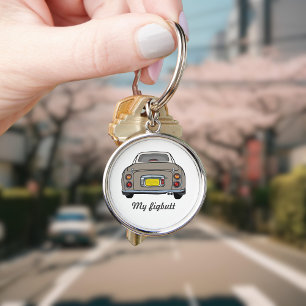 Topaz Mist Nissan Figaro Car Keyring Keychain