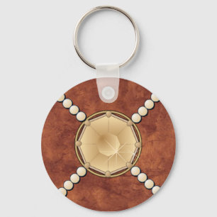 TOPAZ & Pearls CUSTOM  KEYCHAIN