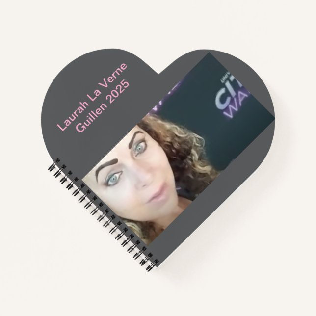 #TOPCELEBRITY #LAURAHLAVERNEGUILLEN 2025 NOTEBOOK (Front)