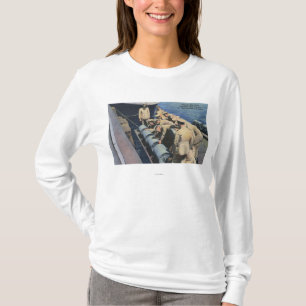 Topedo Boat Crew Prepares Depth Charge - US Navy T-Shirt