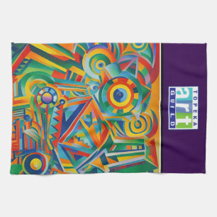 Topeka Art Guild Abstract Tea Towel