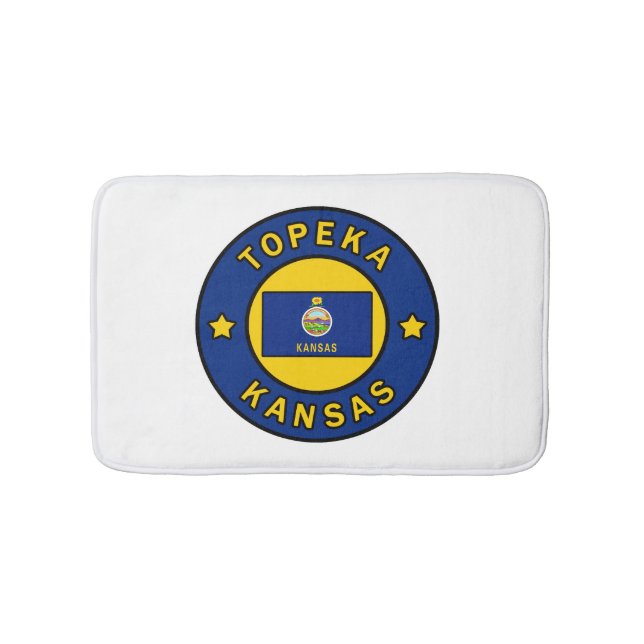 Topeka Kansas Bath Mat (Front)