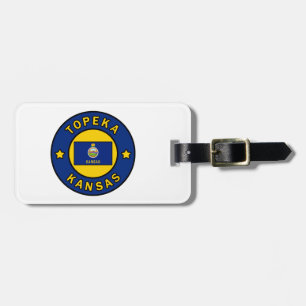 Topeka Kansas Luggage Tag
