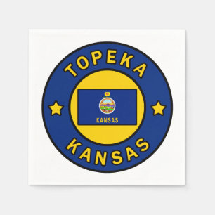 Topeka Kansas Napkin