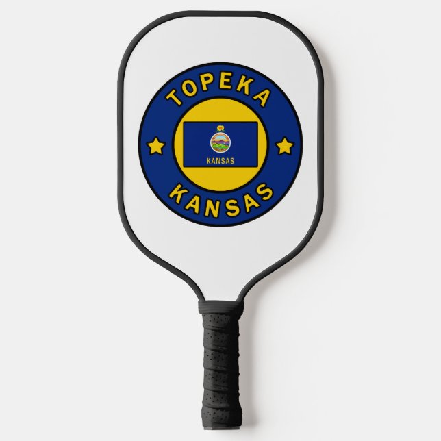 Topeka Kansas Pickleball Paddle (Front)