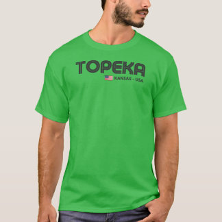 Topeka Kansas USA Oversized T-Shirt