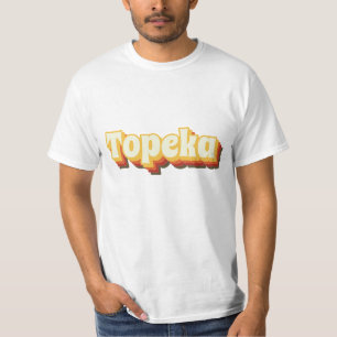 Topeka Retro Vintage Text T-Shirt