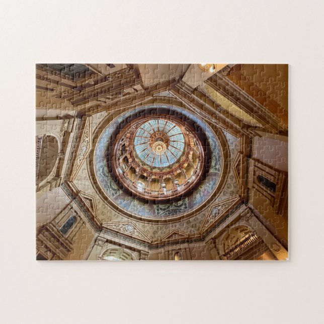 Topeka State Capitol dome Jigsaw Puzzle (Horizontal)