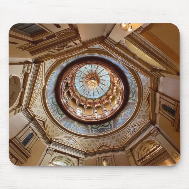 Topeka State Capitol dome Mouse Pad (Front)
