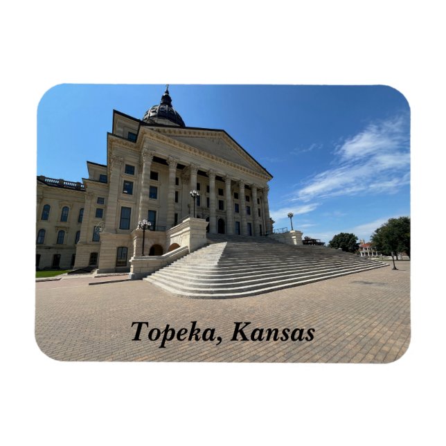 Topeka State Capitol Magnet (Horizontal)