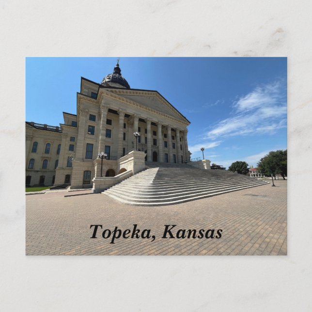 Topeka State Capitol Postcard (Front)