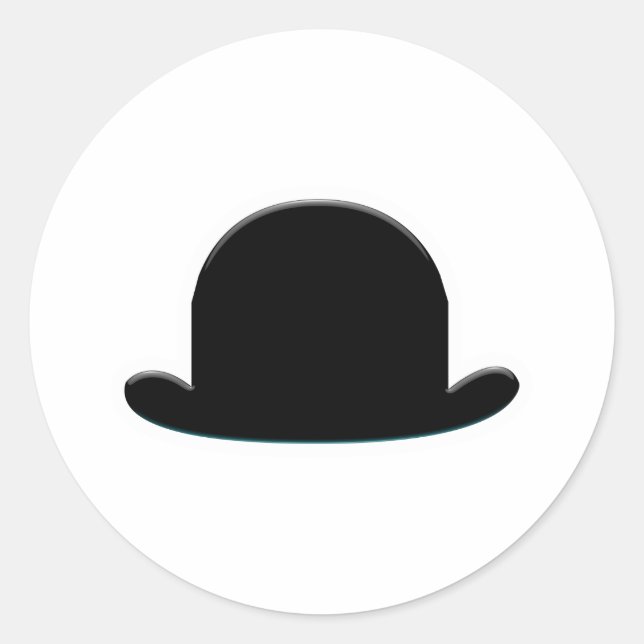 Tophat Classic Round Sticker (Front)