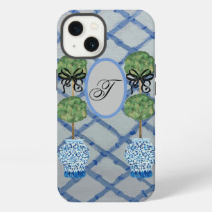 Topiary Blue Ginger Jars Jar Mat iPhone 13 Case