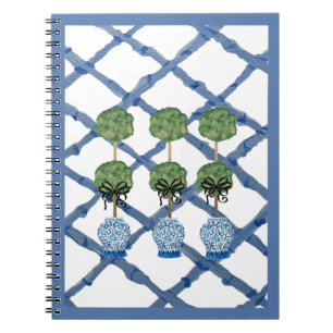 Topiary Chinoiserie Ginger Jar Jars Notebook