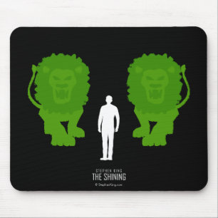 Topiary Lions Mouse Pad