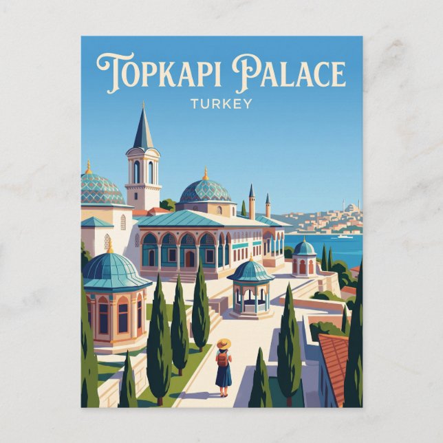 Topkapi Palace Turkey Postcard (Front)