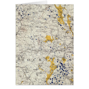 Topographic and Glacial Map of New Hampshire