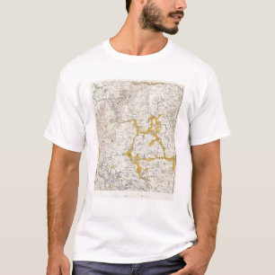 Topographic and Glacial Map of New Hampshire 2 T-Shirt