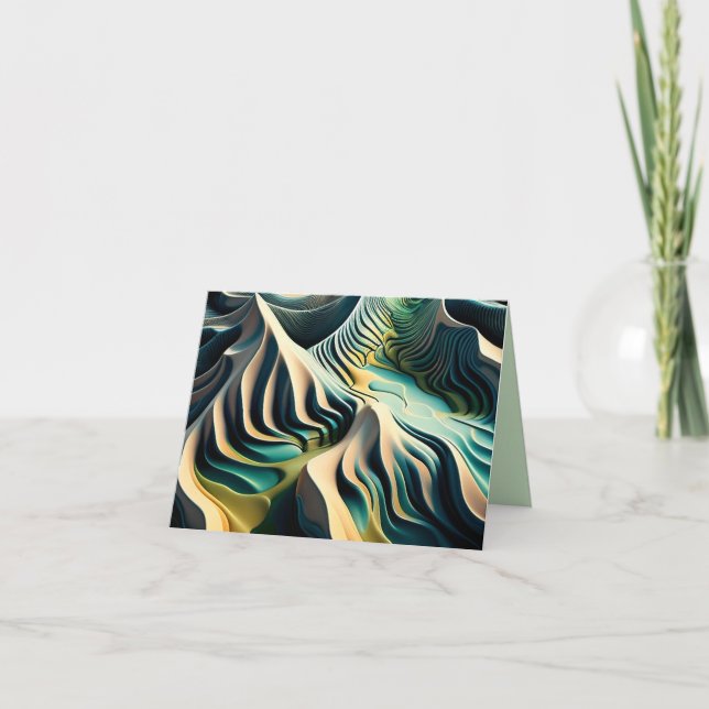 Topographic Currents Card (Front)