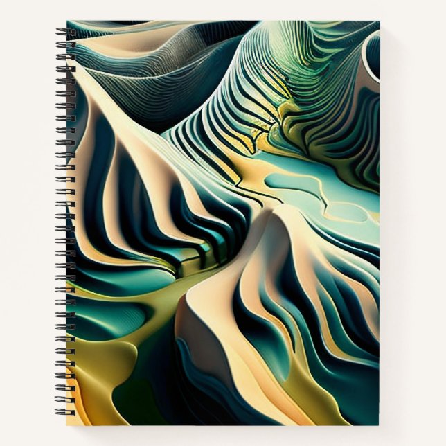 Topographic Currents Notebook (Front)