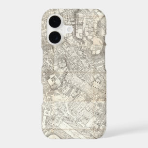 Topographic Map of Ancient Rome, Italy