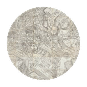 Topographic Map of Ancient Rome, Italy Cutting Board