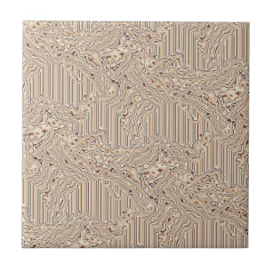 Topographic Warm Neutrals 03 Ceramic Tile