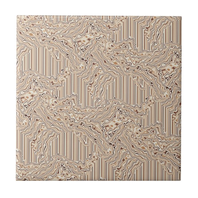 Topographic Warm Neutrals | 03 Ceramic Tile (Front)