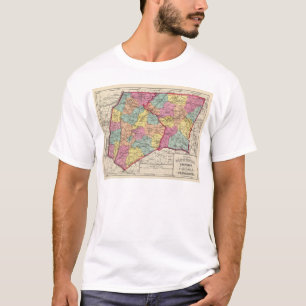 Topographical atlas of Maryland counties 5 T-Shirt