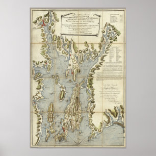 Topographical Chart of the Bay of Narraganset