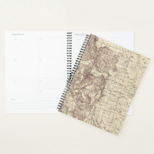 Topographical Map of Mississippi River Planner