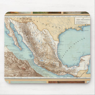 Topography of Mexico Mouse Pad