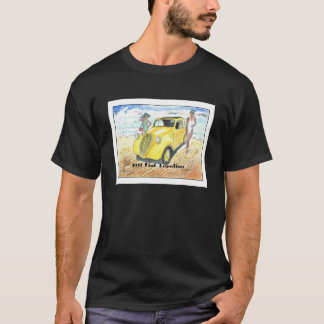 Topolino Fiat 1937.  Watercolor done in Italy. T-Shirt