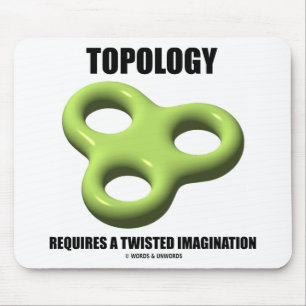 Topology Requires A Twisted Imagination (Toroid) Mouse Pad