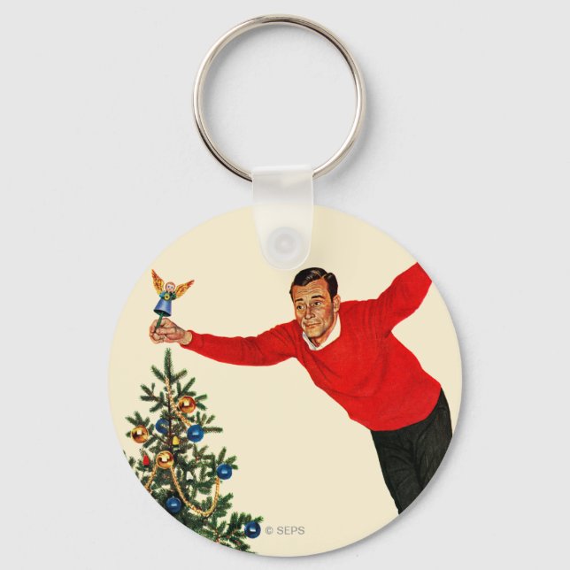 Topping the Tree Key Ring (Front)