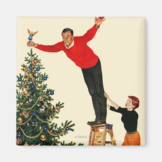 Topping the Tree Magnet (Front)