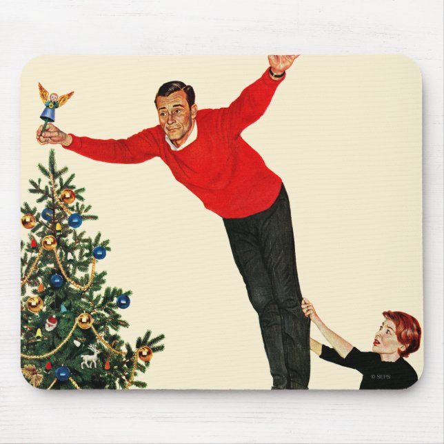 Topping the Tree Mouse Pad (Front)