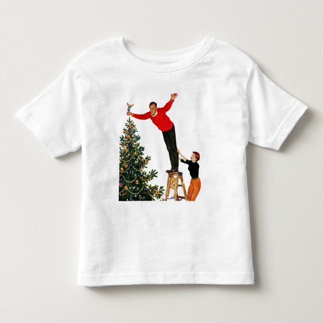Topping the Tree Toddler T-Shirt (Front)